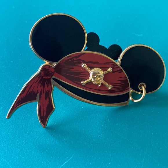 Disney Jewelry - 2008 Disney Mickey Mouse Ears Pirate Pin